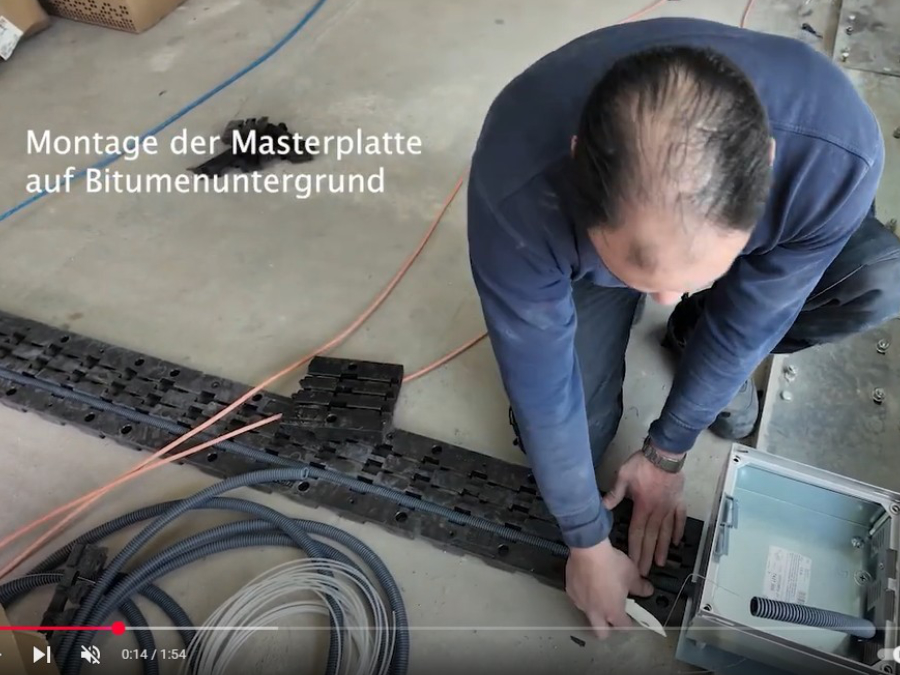 Kabelverlegung mit System